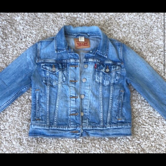 Levi’s Denim Jacket Sz S Mid Wash Blue Colour Pockets and Buttons Vintage - Picture 7 of 11